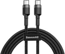 Изображение товара Кабель BASEUS Cafule flash,  USB Type-C (m) -  USB Type-C (m),  2м,  черный / серый