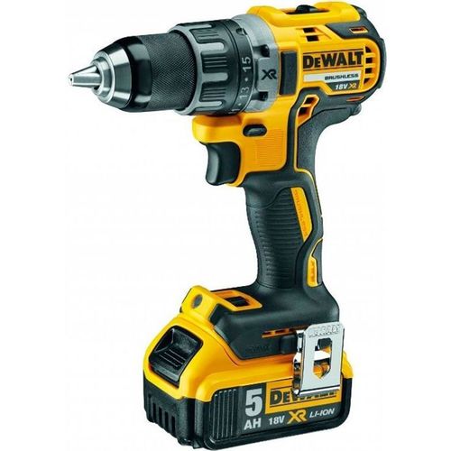 Дрель-шуруповерт DeWALT DCD791P2-QW, 5Ач, с двумя аккумуляторами
