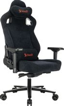 Изображение товара Кресло игровое A4TECH Bloody GC-660, искусственная замша, до 150кг, механизм со смещенной осью, регулируемые 4D подлокотники,  черный