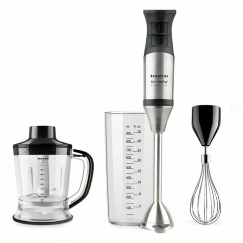 Блендер TAURUS Bapi 1200 Premiumt Plus Inox, погружной, черный