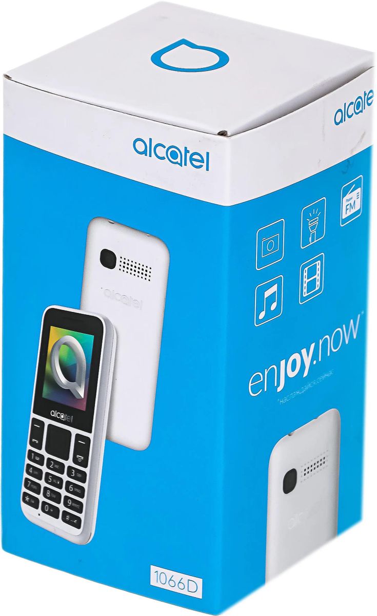 Сотовый телефон Alcatel 1066D, белый – купить в Ситилинк | 1109825