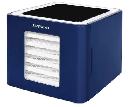 Сушилка для овощей и фруктов StarWind SFD6430,  синий,  6 поддонов