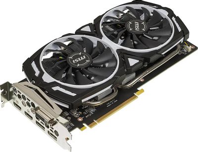 MSI NVIDIA GeForce GTX 1060 GeForce GTX 1060 ARMOR 6G OCV1 6 GDDR5 OC Ret 390822