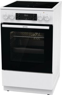 Электрическая плита Gorenje GEC5C61WG, стеклокерамика, без крышки ...