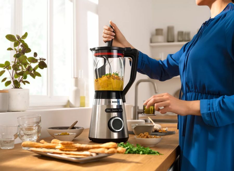 Блендер Bosch VitaPower Serie 4 MMB6384M, стационарный, черный/нержавеющая  сталь – купить в Ситилинк | 1529885