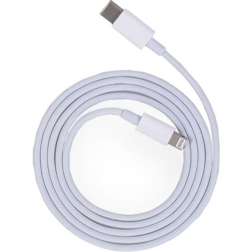 Кабель ZIBELINO Lightning (m) - USB Type-C (m), 2м, 3A, белый [zdap-c-l-20w-2m-wht]