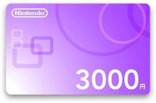 Изображение товара Пополнение игровой валюты Nintendo 3000 JPY Japan,  регион: Япония