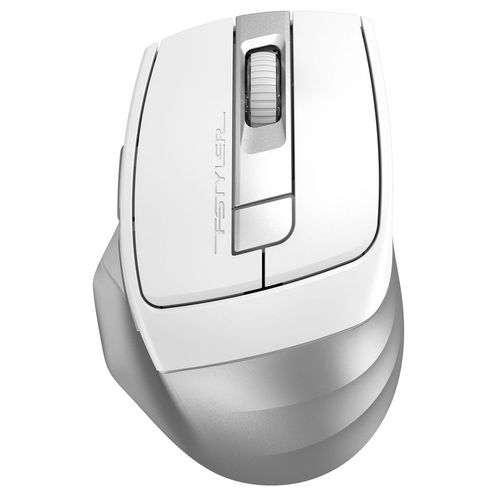 Мышь беспроводная A4TECH Fstyler FB35C, Bluetooth/Радио, оптическая, USB, 2000dpi, белый [fb35c icy white]