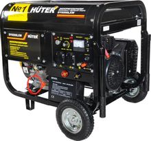 Изображение товара Бензиновый сварочный генератор Huter DY6500LXW 5.5 кВт 220/12 В