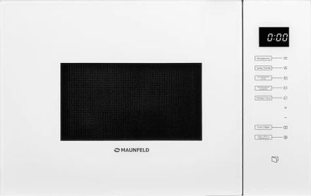 Встраиваемая микроволновая печь MAUNFELD MBMO925SGW09, 25л, 1450Вт, белый [ка-00022617]