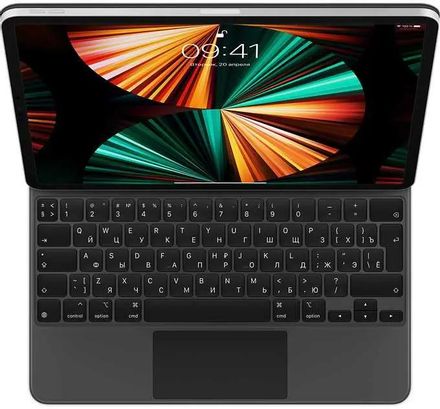 Клавиатура Apple Magic Keyboard, iPad Pro 2021 12.9, черный [mjqk3rs/a]
