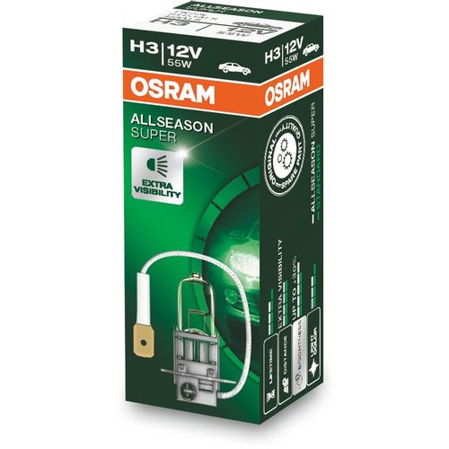 Лампа автомобильная галогенная Osram 64151ALS, H3, 12В, 55Вт, 1шт