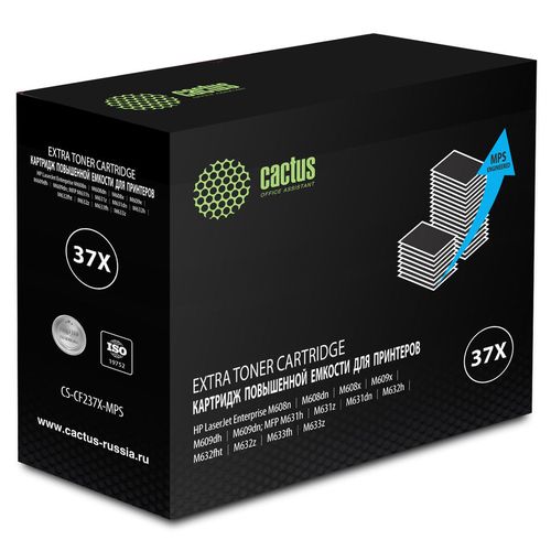 Картридж Cactus CS-CF237X-MPS, CF237YX, черный / CS-CF237X-MPS