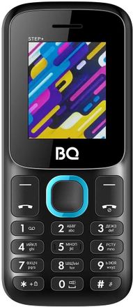 Сотовый телефон BQ 1848 Step+, черный/синий
