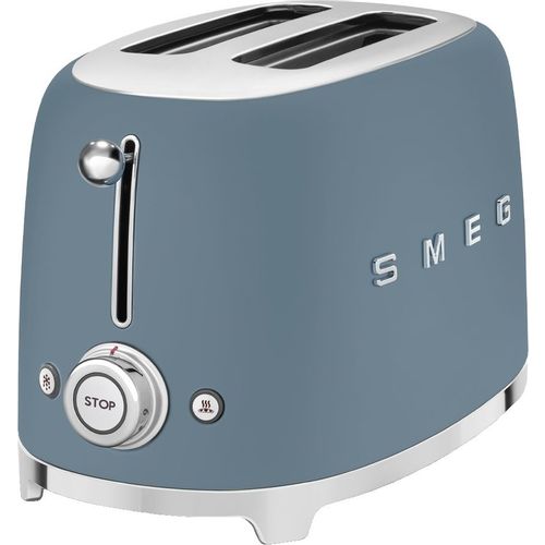 Тостер SMEG TSF01SBMEU, синий/серебристый