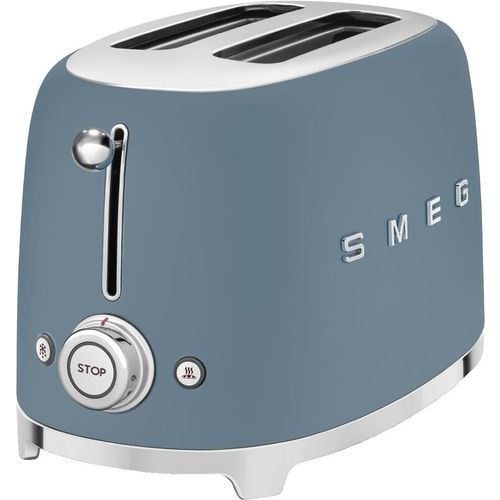 Тостер SMEG TSF01SBMEU, синий/серебристый