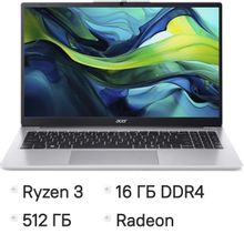 Изображение товара Ноутбук Acer Aspire Lite AL15-41P-R8Y8 с 15.6" IPS, 16ГБ RAM, SSD 512ГБ