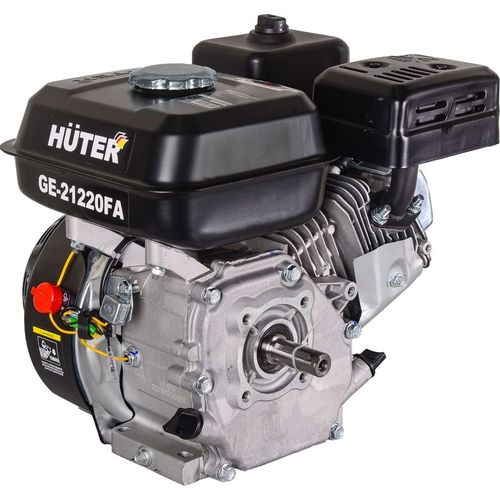 Двигатель бензиновый Huter GE-21220FА, 4-х тактный, 7л.с., для садовой техники [70/15/3]