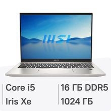 Изображение товара Ноутбук MSI Prestige 16Evo A13M-414XRU 16" с Intel Core i5 и 1ТБ SSD