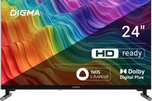 Изображение товара 24" Телевизор Digma DM-LED24SBB32, HD, SMART TV