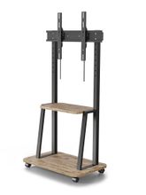 Изображение товара Стойка для телевизора Holder PR-108, 32-65 дюймов, напольная, мобильная, черная / дуб