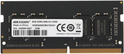 Hikvision HKED4082CBA1D0ZA1 8G DDR4 1x 8 2666 SO DIMM Ret 1848214
