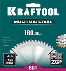 Пильный диск Kraftool 36953-180-30, 180мм, по алюминию