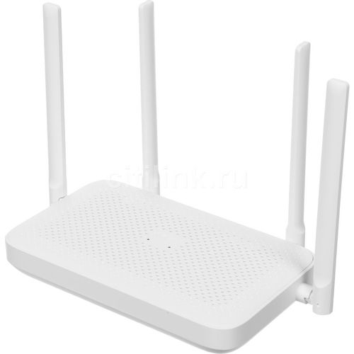 Wi-Fi роутер Xiaomi AX1500, Wi-Fi 6, AX1500, 2.4/5ГГц, 4 WAN/LAN, белый [dvb4449gl]