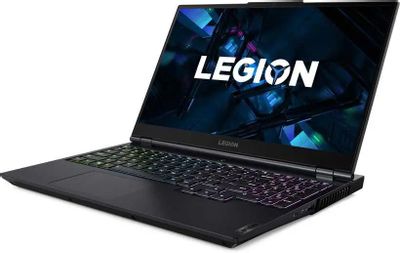 Ноутбук игровой Lenovo Legion 5 15ITH6 82JK000QRK, 15.6", IPS, Intel Core i5 11400H 2.7ГГц, 6-ядерный, 16ГБ DDR4, 512ГБ SSD,  NVIDIA GeForce  RTX 3050 Ti для ноутбуков - 4 ГБ, Free DOS, темно-синий