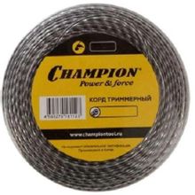 Изображение товара Леска для садовых триммеров CHAMPION C7044,  2мм, 15м