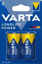Изображение товара Батарейки VARTA Longlife power LR14 BL2 щелочные 2 шт