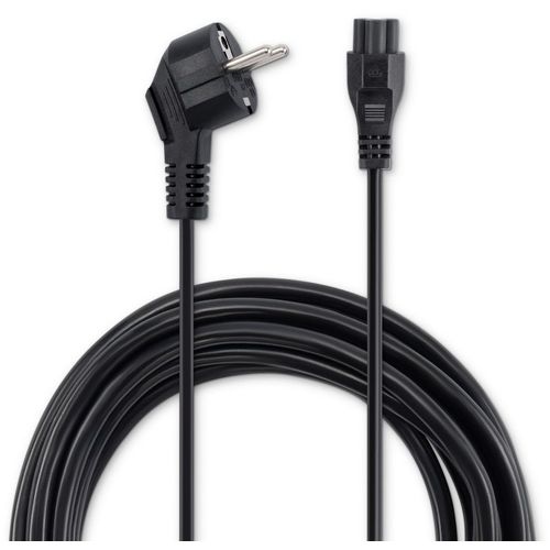 Кабель питания Buro IEC C5 (3-pin) - Евровилка, 3м [bu-pcab-3-3pin]