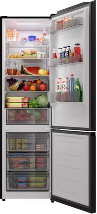 Холодильник двухкамерный LEX LKB400GRGID Total No Frost, инверторный, серый