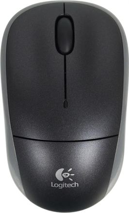 Мышь беспроводная Logitech M215, радио, оптическая, USB, 1000dpi, черный и серый [910-003163]