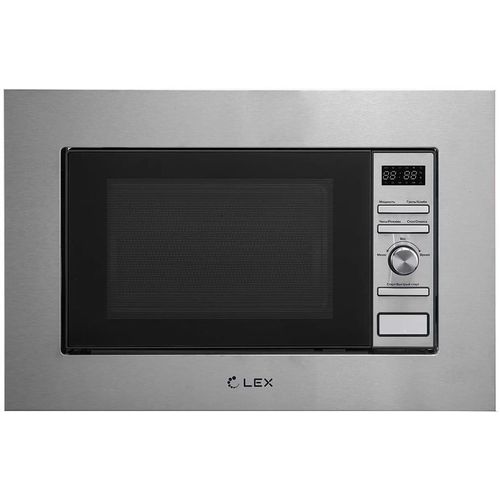 Встраиваемая микроволновая печь LEX Bimo 20.05 INOX, 20л, 700Вт, нержавеющая сталь [chga100005]