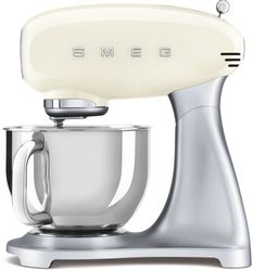 Миксер планетарный SMEG Стиль 50-х гг. SMF04CREU, 800Вт, кремовый/стальной
