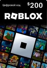 Изображение товара Карта пополнения Roblox на 200 USD для всего мира
