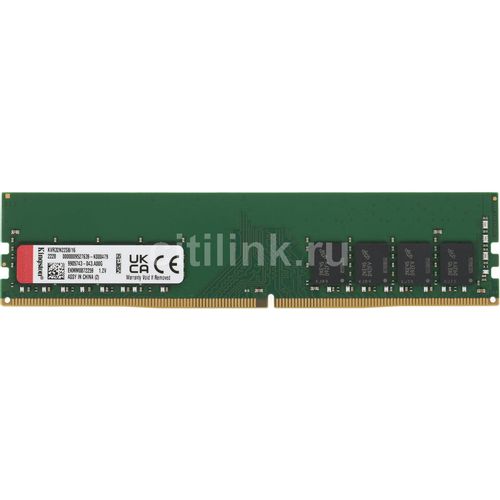 Оперативная память Kingston Valueram KVR32N22S8/16 DDR4 — 1x 16ГБ 3200МГц, DIMM, Ret