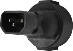 Кабель Lanmaster (LAN-PPS/14-BK) Schuko-С14 проводник.:3x1.5мм2 220В 10А