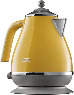 Чайник электрический DeLonghi KBOC2001.Y, 2000Вт, желтый – купить в ...