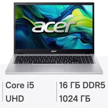Изображение товара Ноутбук Acer Aspire Go AG15-71P-5053 15.6" с Intel Core i5 и 16ГБ оперативной памяти