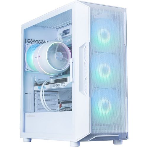 Корпус ATX Zalman i3 Neo V2, Midi-Tower, без БП, белый [i3 neo argb v2 white]