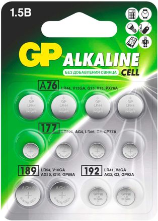 Батарейка GP Alkaline ACM02F-2CR12 120/1440, 12 шт.