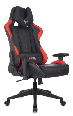 Кресло игровое ZOMBIE VIKING 5 AERO, на колесиках, эко.кожа, красный ...