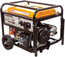 Изображение товара Бензиновый генератор REDVERG RD-G8300E, 220/12 В, 8.53кВт, на колёсах с АКБ