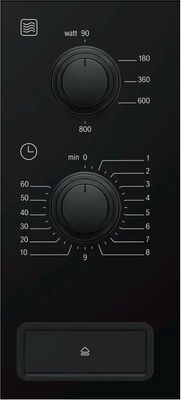 Встраиваемая микроволновая печь Bosch BFL520MB0, 20л, 800Вт, черный ...