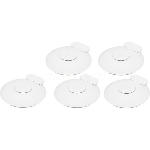 Точка доступа Ubiquiti UAP-AC-PRO-5, 2.4/5ГГц, 2xRJ45, 5 шт. в комплекте, белый