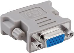 Адаптер DVI Buro DVI-I(m) - VGA (f), серый