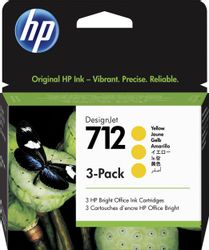 Картридж (тройная упаковка) HP 712, желтый
