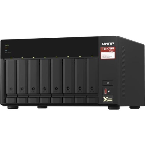 Сетевое хранилище NAS Qnap TS-873A-8G, 8-bay, настольный, Ryzen, V1500B